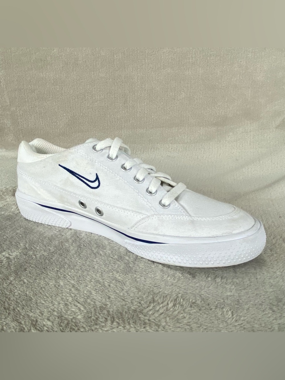 Nike Retro GTS 97 White Blue Womens Sneakers Size 6 Canvas Shoes Court NEW - Picture 6 of 12